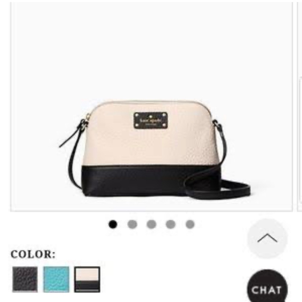 Kate Spade Bay Street Hanna Leather Crossbody 9”W 6.5”H